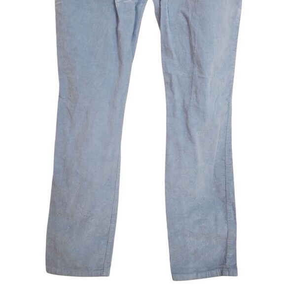 NYDJ Powder Blue Corduroy Stretch Mini Boot Cut Pants Size 4 - Picture 7 of 17